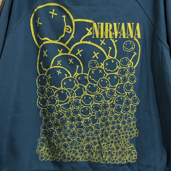 Torrid Nirvana Fleece Full Zip Hoodie Jacket - Picture 9 of 10